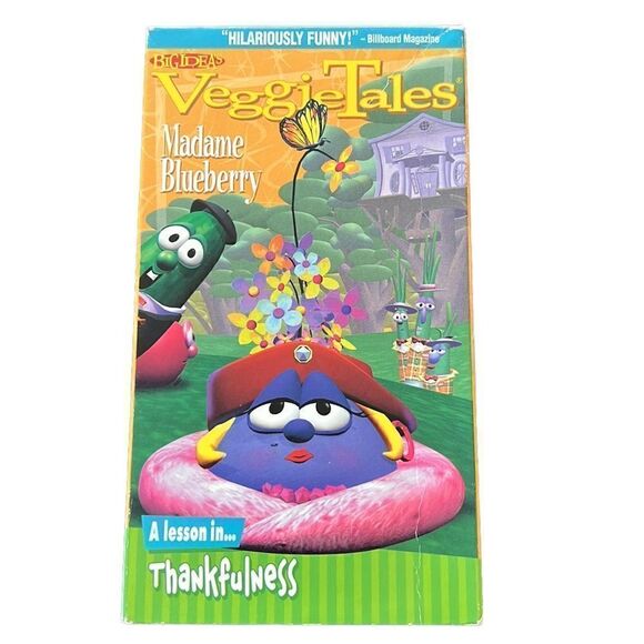 VeggieTales VHS Tapes Vintage 90s Bundle of Two Religious Educational Lessons - Picture 7 of 11